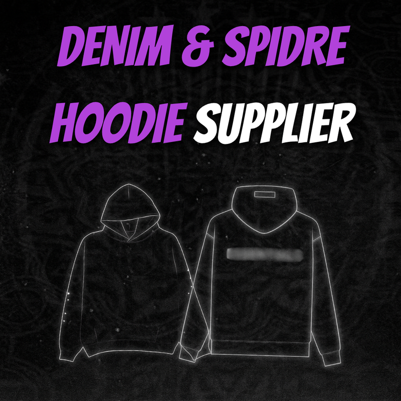 Denim & Spidre Hoodie Supplier